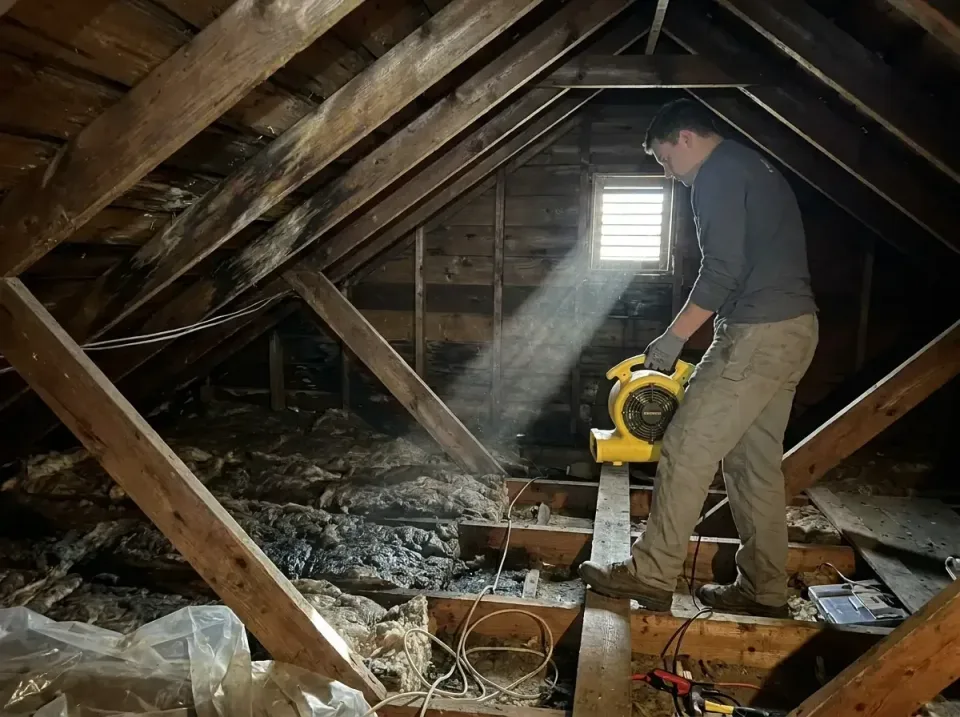 attic-water-damage-drying-proc-007 — frequently asked questions, Emergency Water Extraction & 24/7 Flood Response in Amery,…